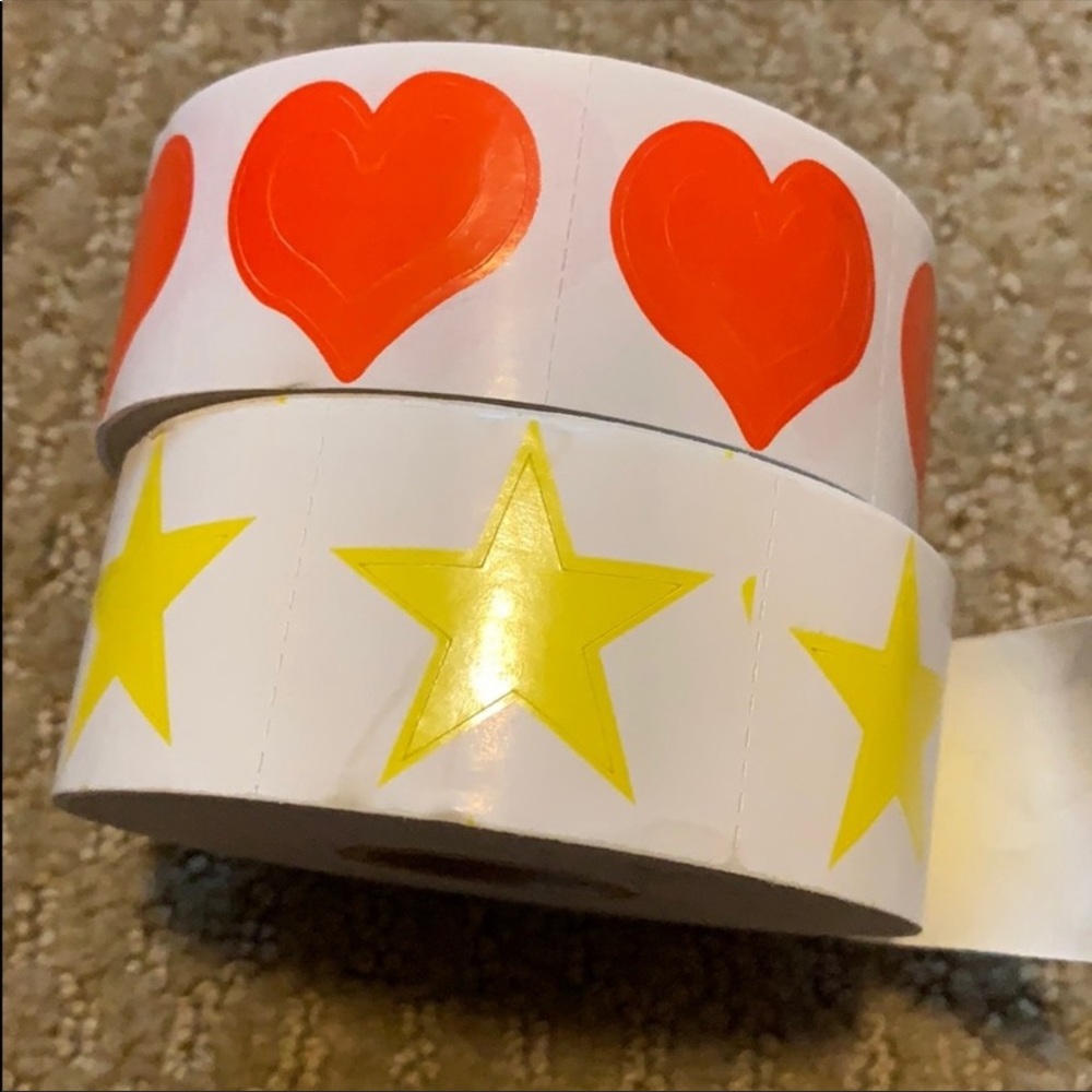 ❤️Heart and stars tanning stickers ⭐️ 400 Total!!